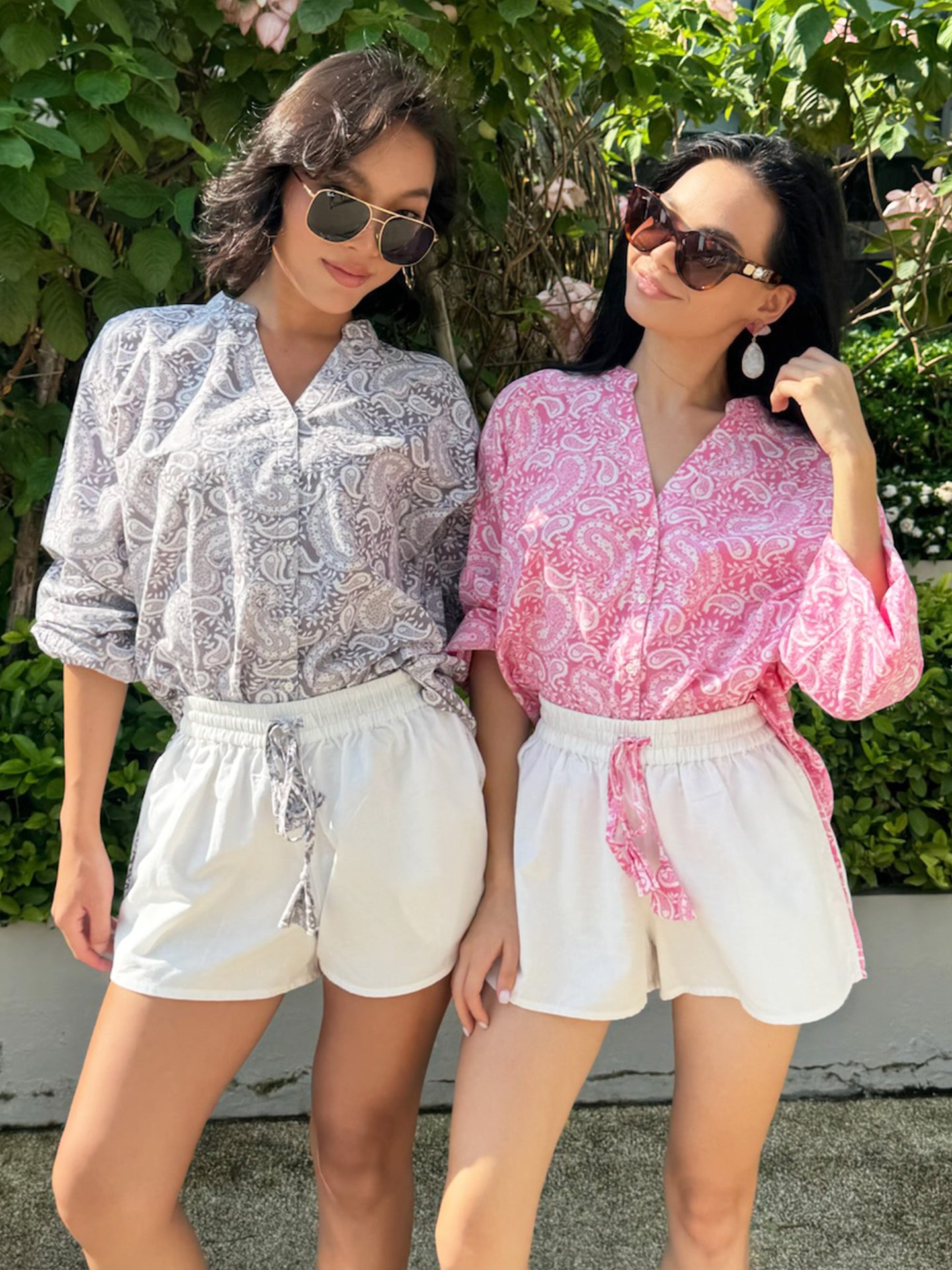 Hamptons Paisley Shorts Set